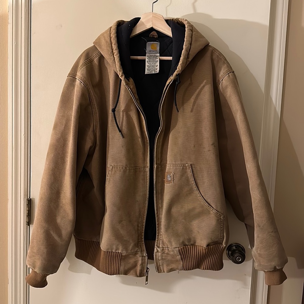 Carhartt J130 Brown coat, men’s large